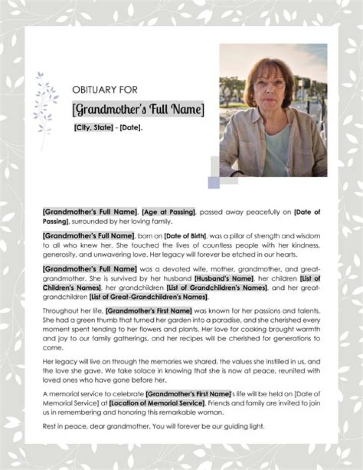 Discover The Inspiring Legacy Of Taylor Diller Through Her Obituary
