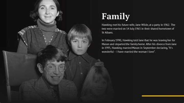 Insights Into Stephen Hawking's Family Life