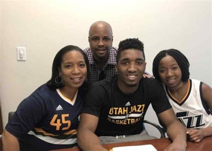 Nicole Mitchell and Donovan Mitchell Sr.