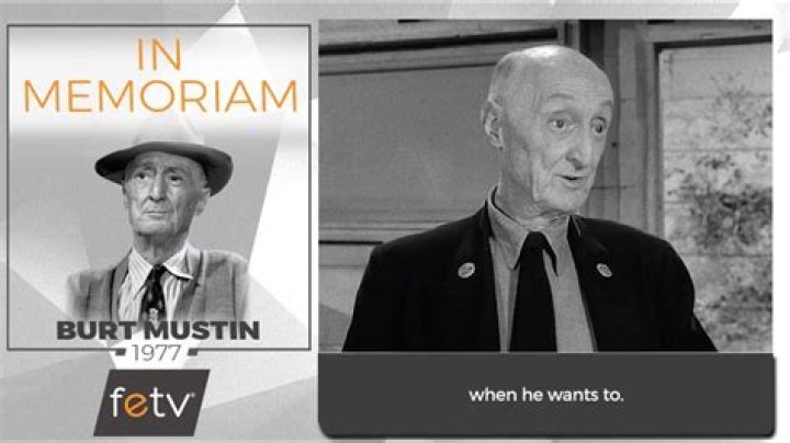 Unveil The Net Worth Secrets Of Hollywood Icon Burt Mustin