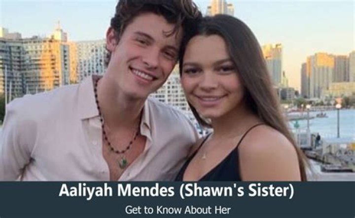 Who is Shawn Mendes’s Sister Aaliyah Mendes? Her Age, Family